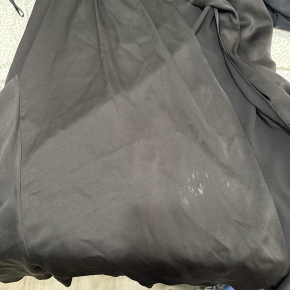 3.1 Phillip Lim Black Satin Cutout Keyhole Gala Formal Maxi Dress Size 2 - Picture 8 of 10